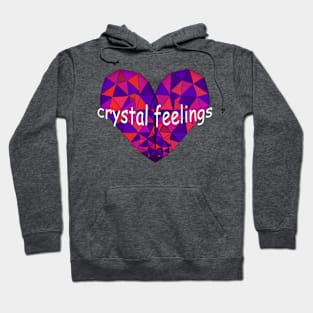 crystal heart feelings Hoodie